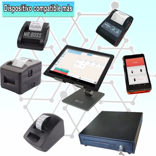 Mrboss Mobile Pos Cash Register 10.1” Tablet 3" 80Mm Receipt Printer Software App For Small Business Restaurant Retail Grocery Convenience Mobile Food Dining Car #TOP5