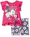 Disney Baby Girls' Minnie Mouse Bike Short Set with Fashion Top