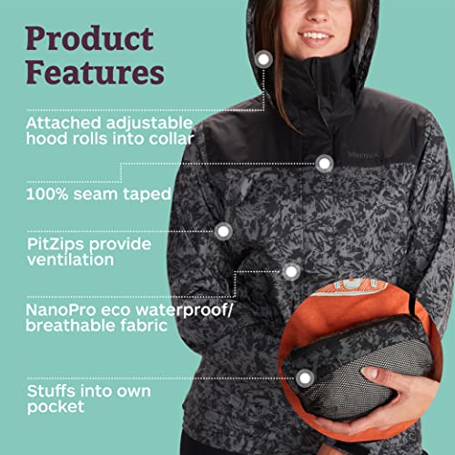 Marmot Women's Precip Eco Print Jacket | Classic, Breathable, Waterproof, Flowers, Medium4