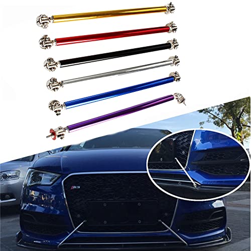 2Pcs Front Bumper Lip Splitter Strut Rod Tie Bars Support Rod Adjustable Compatible With Most Vehicles 2 Ways Installation Sticky And Screws #TOP6