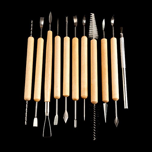 uptodateproducts Hand Work Tools Set of Clay Knife Home Sculpture Special Novice Carving Tool -11 Pieces