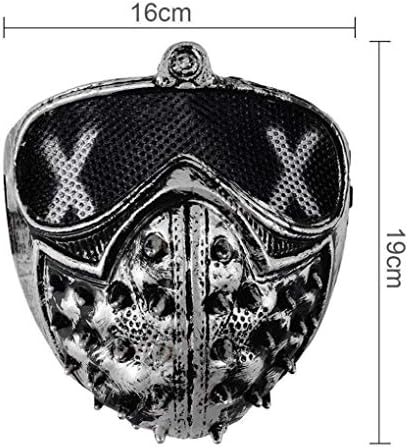 Armertek Watch Dogs Mask Marcus Wrench Party Halloween Stage Cosplay Mask (Silver)