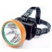 Waterproof 50W 2600ft Bright Range keep working 26+hrs LED Headlamp Torch Outdoor Rechargeable Adjustable Headlight for Camping Hunting Fishing high brightness Headlight (Brown)