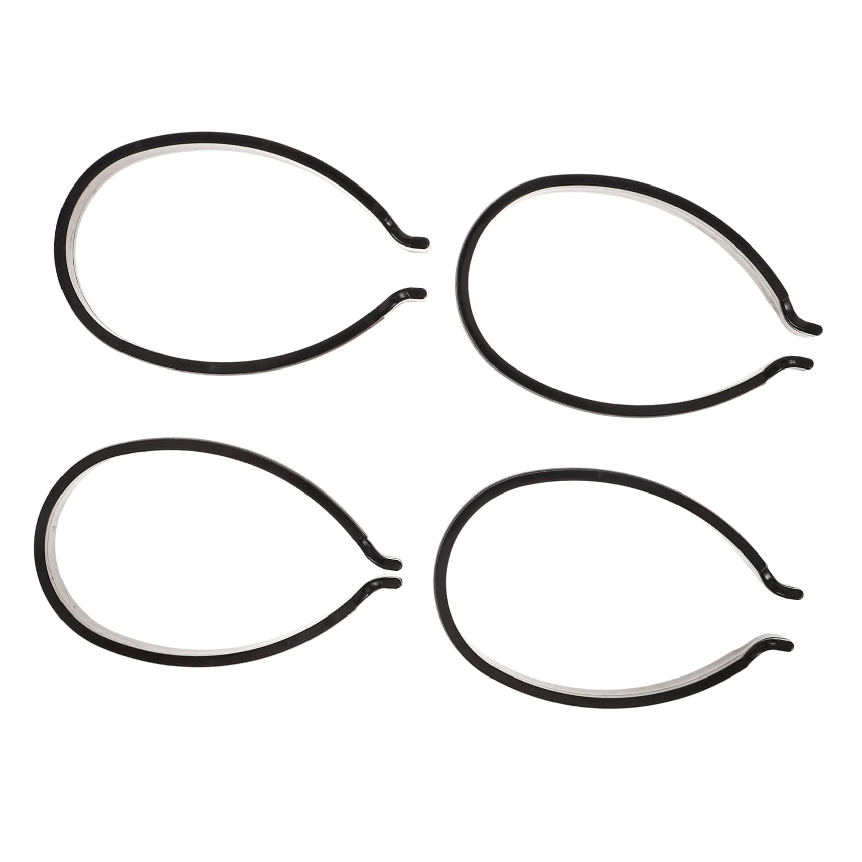 ifundom 2Pairs Reflective Bike Pant Clips High Visibility Trouser Straps for Cycling Durable and Lightweight Safety Gear for Night Riding Reflective Bands for Walking and Running