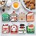 WHAMVOX 24pcs Christmas Candy Boxes Containers for Parties Festivals and Special Occasions Featuring Xmas Tree Gingerbread Man House and Santa Designs for Sweets Treats and Holiday Favors