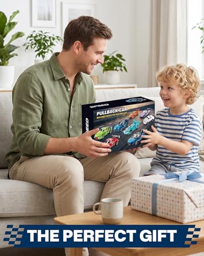 Nueris 8 Pack Technic Super Sports Cars Model Sets - 573 PCS MOC Building Block Car Raceing Engineering Toys - Gift Idea for Adults Boys Girls for Play and Display Collection - Image 5