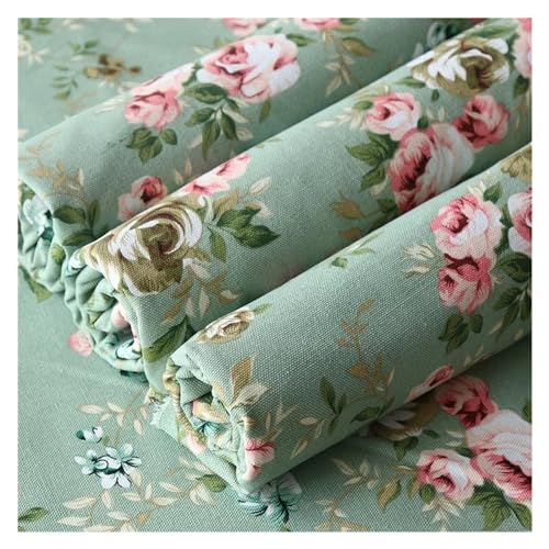 Tissu de coton brodé rose fleuri pour fabriquer un sac à main ou bricolage maison