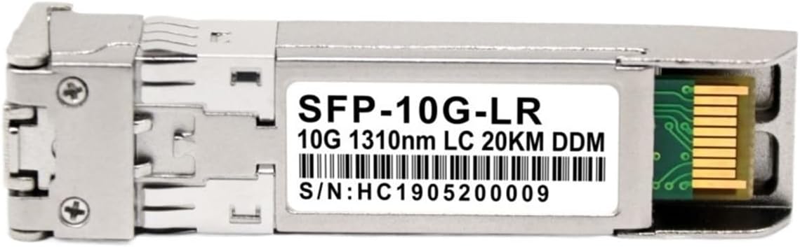 10G 1310nm 20km SFP-10G-LR SFP+ LC Optical Transceiver with DOM Function