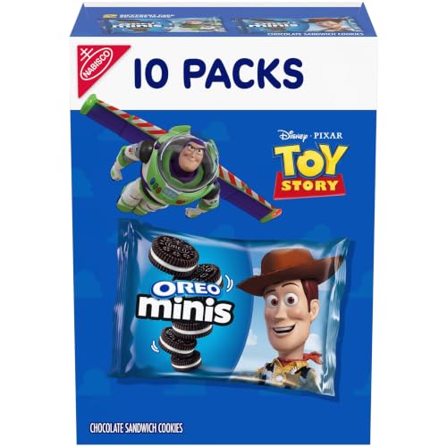 OREO Mini Chocolate Sandwich Cookies, 10 Snack Packs