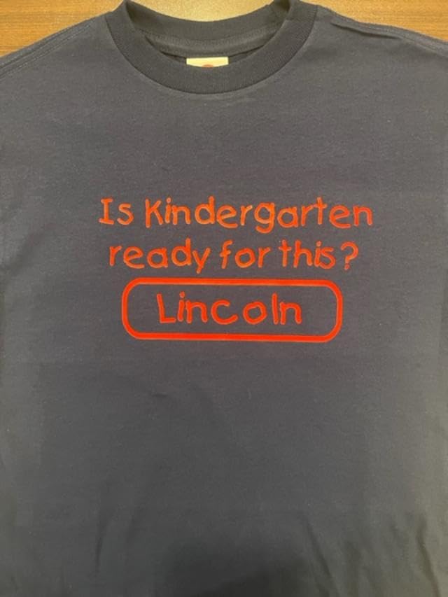 Personalized Custom Kindergarten Shirt Toddler Boys Kids Girls Youth First Day of School Tshirt White3