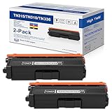 TN315 Black High Yield Toner Replacement for Brother TN-315BK TN315 TN310 TN336BK Toner Cartridges HL-4150CDN 4140CW 4570CDW MFC-9970CDW Printer (2 Pack, Black)