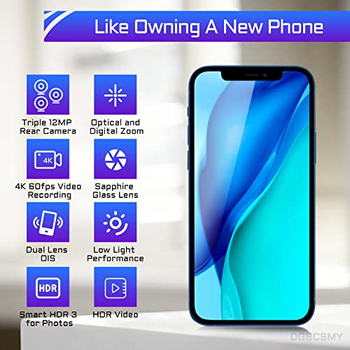 For Iphone 12 Pro Back Camera Replacement Kit 12Mp Main Rear Lens Parts 12Pro 6.1" With Ultra Wide Telephoto Lens Ois Hdr Photos 4K Video Flex Cable Fix Repair Assembled Tools A2341 A2406 A2407 A2408 #TOP4