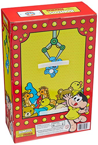 Boneca Turma da Mônica Sidnyl Branco/Vermelho