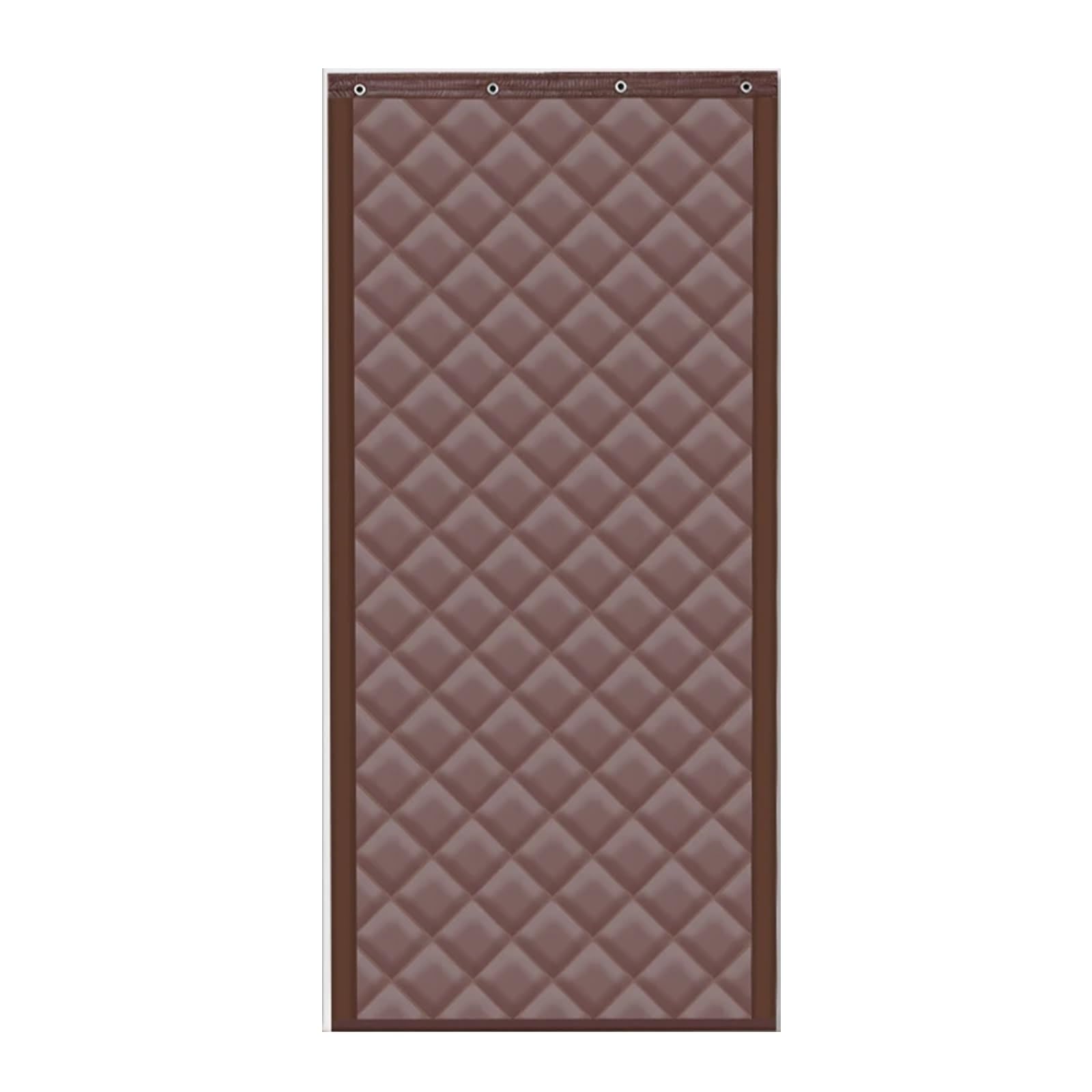 Rideau de porte coupe-vent et thermique pour un salon chaud en hiver