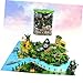 Imagen de Gatuida 130 Piezas Conjunto de Figuras Militares para Juego de Mesa Modelos Detallados para Escenarios Bélicos Juguetes de Soldaditos Realistas para Recreación Arena
