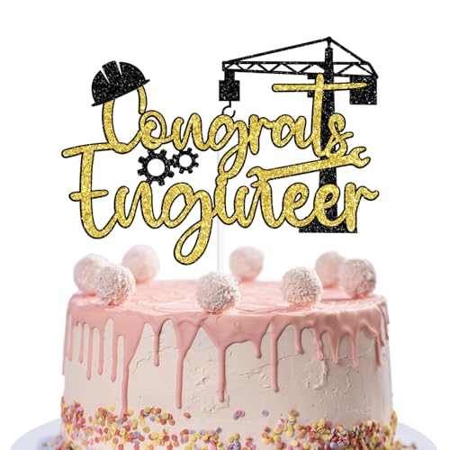 Congrats Engineer Cake Topper, Future Engineer, Congrats Grad, Engineering College Graduation Party Decorations