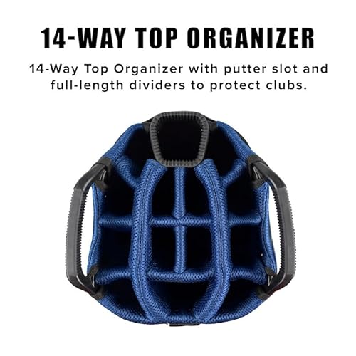 Hot-Z 901625 Golf Usa Flag Deluxe Stars & Stripes 14 Way Divider Cart Bag thumb #2