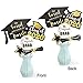 Konsait Black Gold Graduation Centerpiece Sticks-2022 Graduation Decorations-Graduation Party Decorations Accessories- Grad Centerpiece Sticks- Tassel Worth The Hassle-Class of 2022 - Grad Party Decor