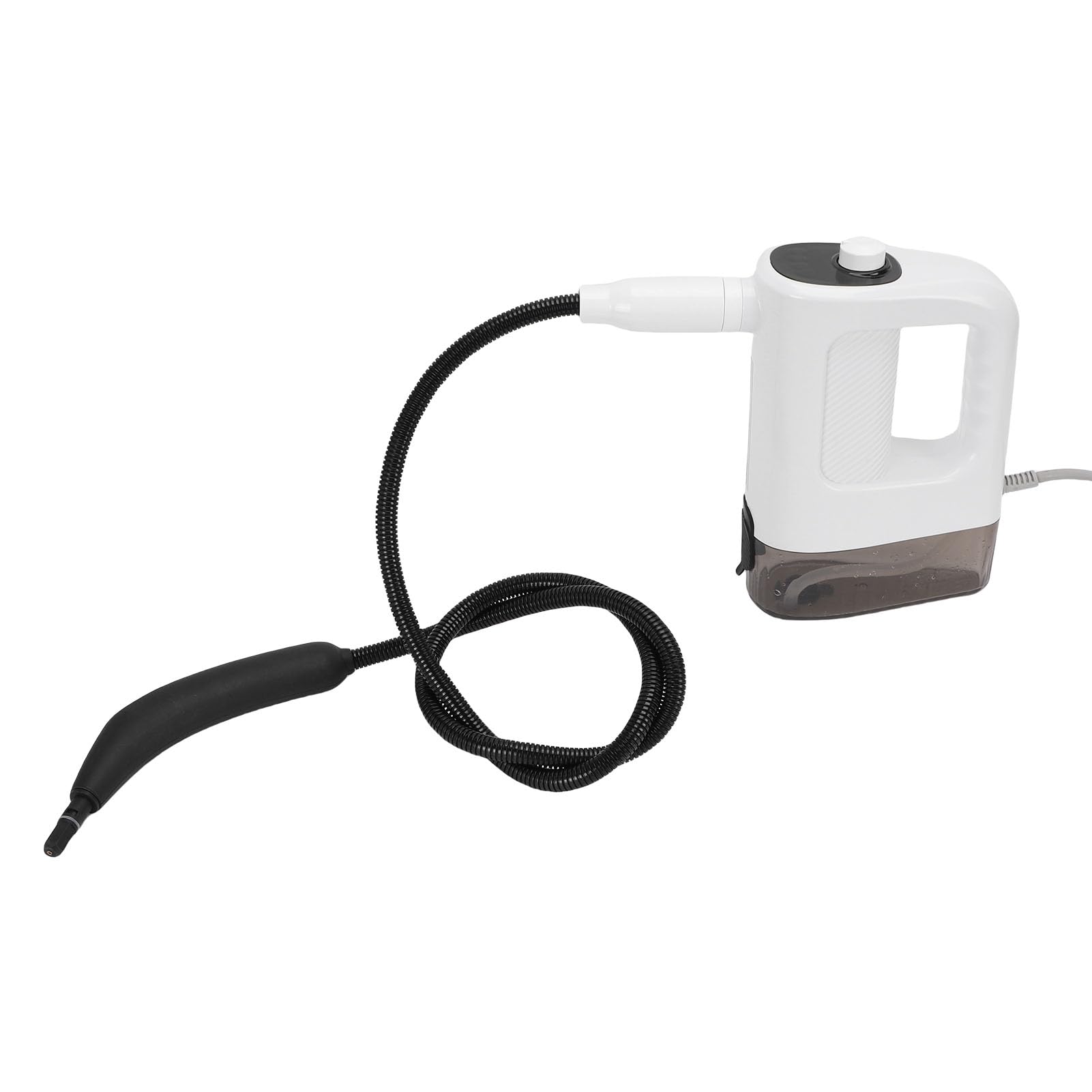 Tnfeeon Limpiador a Portátil de 1200 W con Tanque de Agua Transparente de 400 Ml, de Alta Temperatura de Calentamiento Rápido de 15 S para Limpieza del Hogar, Cocina y Coche (Enchufe europeo 220V)