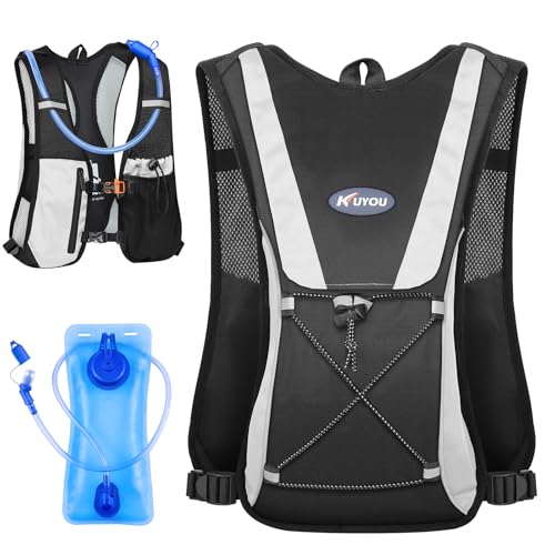 Hydration Pack,Water Backpack with 2L Water Bladder Perfect for Running Cycling Hiking Climbing Pouch