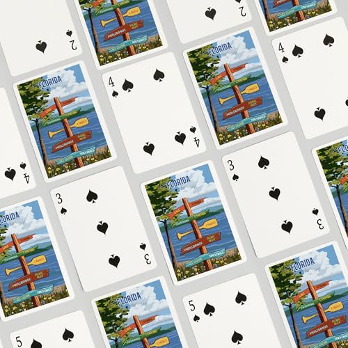 Baraja de Poker Florida, 52 cartas para adultos miniatura 4