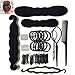 Produktbild Amacoam Haarstyling Set Damen Haare Frisuren Set Frisurenhilfe Haarschmuck Haargummi Haarnadeln Clip-Pads Haar Styling Werkzeug Set Haar Styling Zubehör für Mädchen Frauen Mode Haar Design DIY