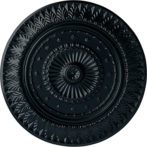Ekena Millwork CM26CSNSF - 26 5/8"OD x 2 1/4"P Christopher Ceiling Medallion - Ceiling Medallion, Night Shade
