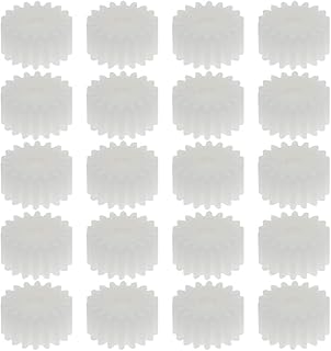 Othmro 30pcs Plastic Gears 18 Teeth Model 182.5A Reduction Gear Plastic Worm Gears for RC Car Robot Motor