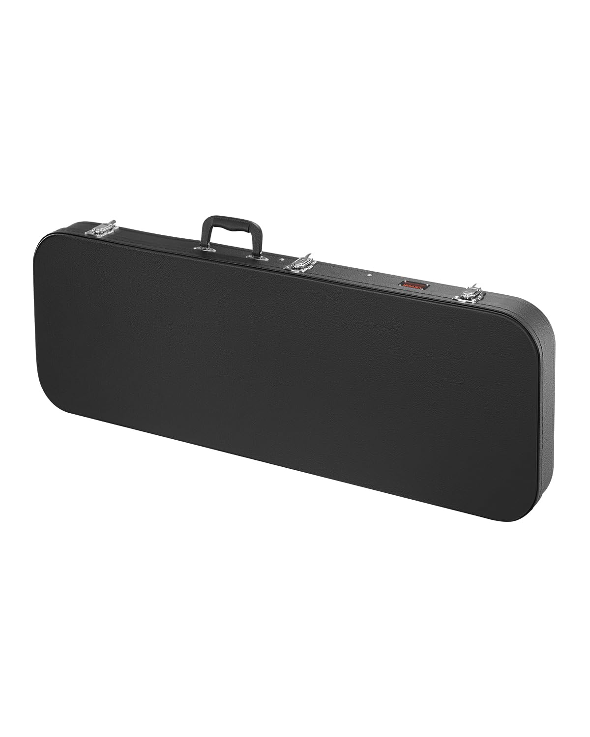 VEVOR Custodia Rigida per Chitarra Elettrica, Custodia Rigida Rettangolare 1040 mm con Chiavi Chiusura, Maniglia, Imbottitura, Fodera Morbida, Custodia Resistente all'Acqua, per Bassi 990 mm, Nero
