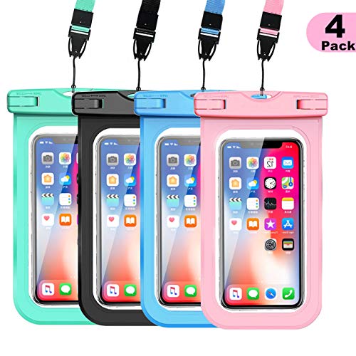 WJZXTEK Universal Waterproof Case, Waterproof Phone Pouch for iPhone 11 Pro Max XS