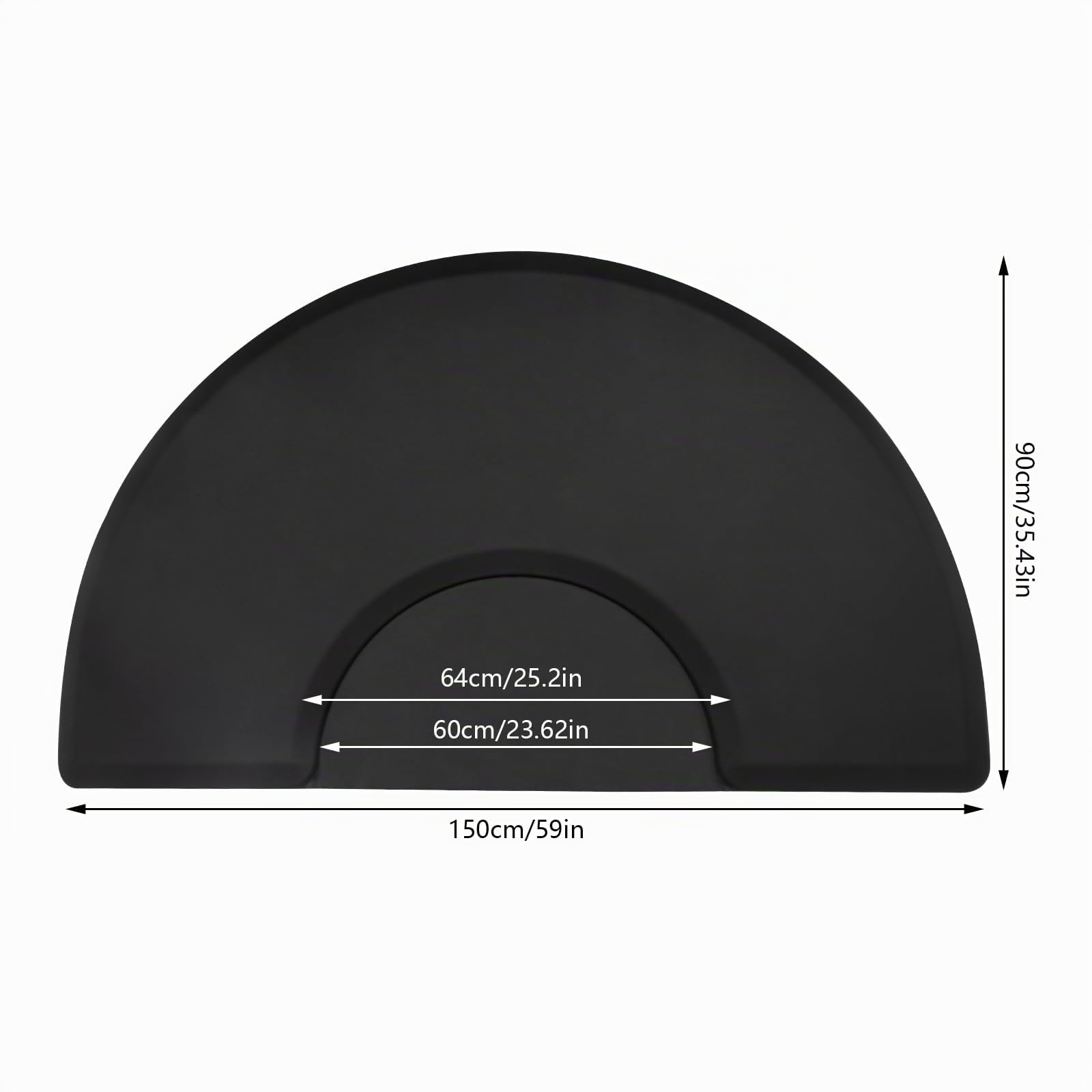 Tappetino da salone, 3 m x 5 m, anti-fatica, per parrucchiere, barbiere, sedia da negozio, spessore 1,8 cm, per barbiere
