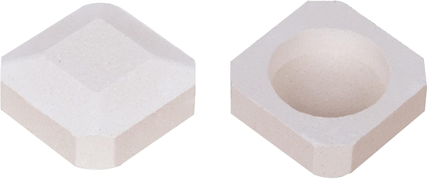 GasSaf Ceramic Briquettes Replacement for Lynx L27, L30, L42, CS30 and Other Gas Grills, 2" by 2" Each, Set of 50 pcs