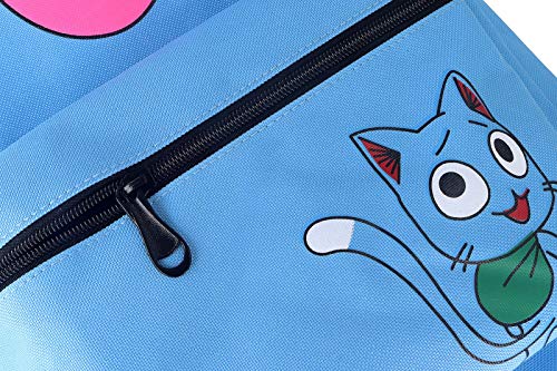 Roffatide Anime Fairy Tail Backpack Cosplay Happy Cat Ears Backpack Teens Boys Girls School Bag #TOP5