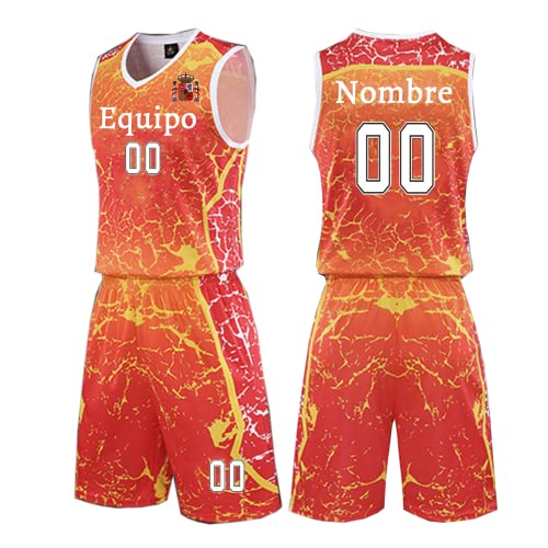 LAIFU Camiseta de Baloncesto Personalizada para Juventud Hombre-Playeras y Shorts de Baloncesto Personalizados Cover
