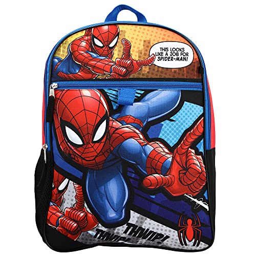 Marvel Spiderman Backpack Accessories 6 Piece Value Set For Boys #TOP4