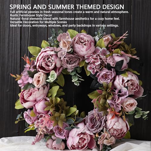 Decoración floral artificial para tapar imperfecciones de pared y puertas #1 5