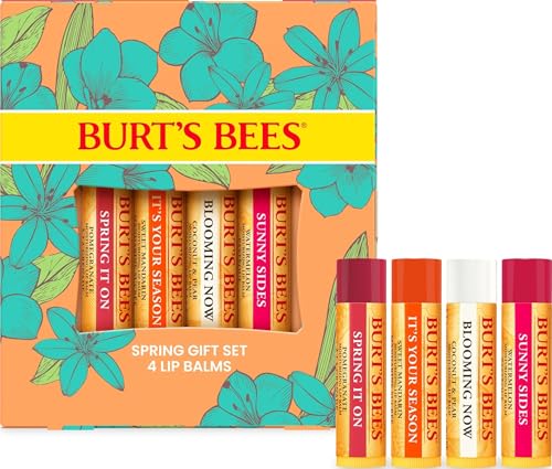 Burt's Bees Just Picked Lip Balm Set, 100% Natural Origin, 4 ct, 0.15 oz - image 1