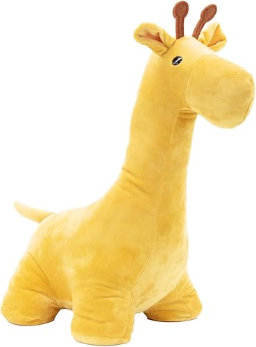 Vista 25 de Lindo tope de puerta decorativo para el hogar y la oficina, topes de puerta de piso, protectores de pared pesados de tela con peso animal, gato café