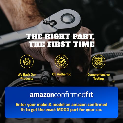 MOOG Inner (At Connecting Rod) Steering Tie Rod End - Front Lower Suspension Joint - Heavy Duty - Precision Fit Joint with Greaseable Bearing Socket by MOOG - Image 6