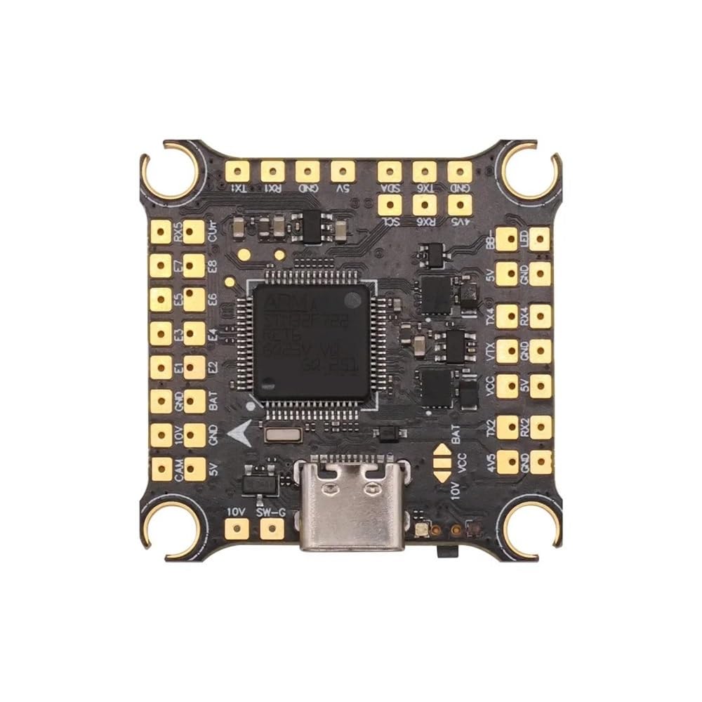 F722 V2 F7 Flight Controller Dual BEC con 45/50/60/65A 4 in 1 ESC DShot 150/300/600/1200 PWM for drone da corsa RC FPV(F7 V2 With 45A ESC)
