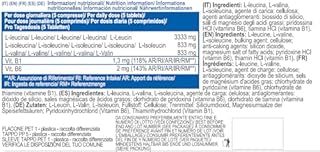 YAMAMOTO Nutrition, BCAA 4:1:1, 500 Compresse, Integratore Alimentare di Aminoacidi Ramificati con Vitamina B1 e B6, Integratore per Sportivi, 600 gr