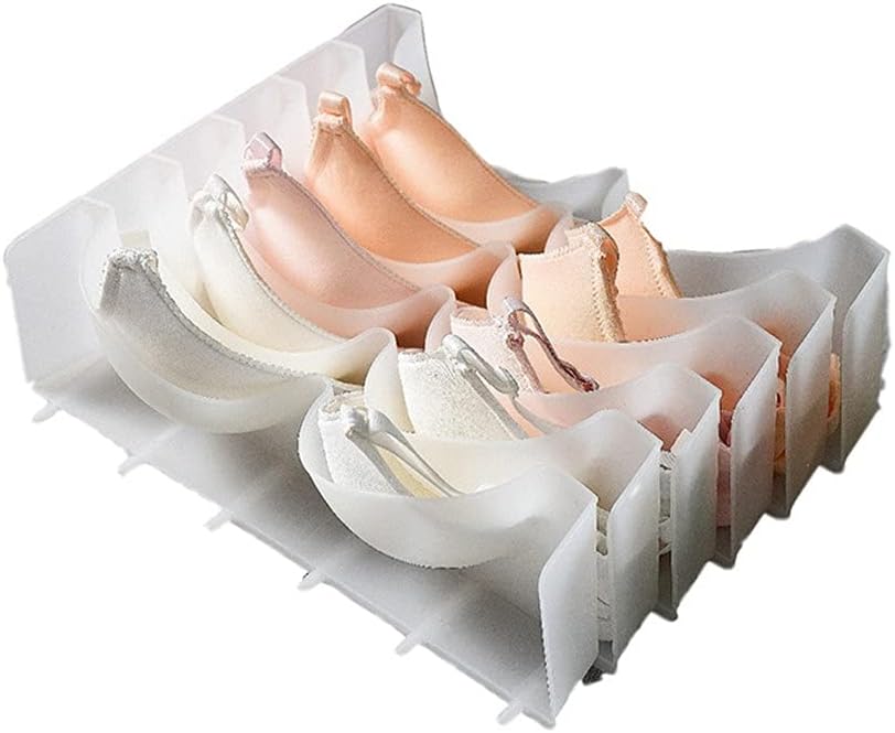 Underwear Boxes Stable Stackable Bra Clothes Storage Rack Wardrobe Drawer Divider Finishing Combination Organizer