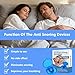 Anti Snoring Devices(8 Pack),Silicone Magnetic Stop Snoring Solution,Anti Snoring Nose Clip,Effective to Relieve Snoring,Snoring Devices for Men and Women,Blue