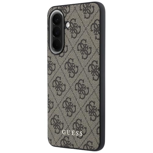 Coque Samsung Galaxy A37 Guess 4G marron classique pour smartphone