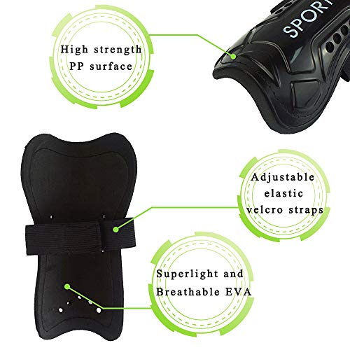 Soccer Shin Guards Pads With Socks Gear For Soccer 3,4,5-16 Year Old And Up Little Girls Boys Kids Child Youth Toddler Teenagers #TOP2