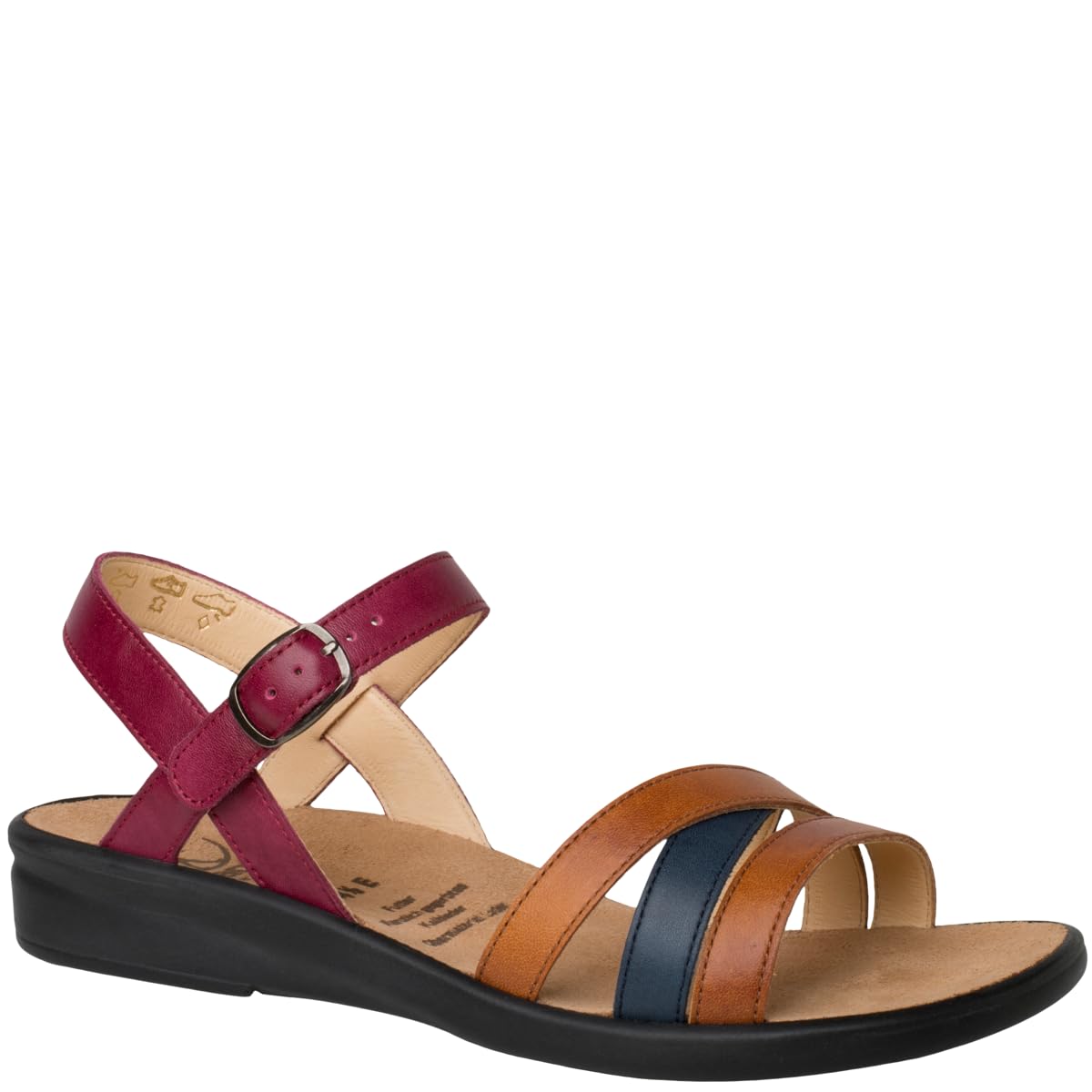 Ganter Women's Sonnica Sandals, Bordeaux Red, 39 EU X-Schmal