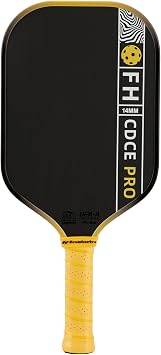 FH CDCE pro Pickleball Paddles Original Carbon Fiber Surface 14mm16mm Fifth Generation Pickleball Core Provides Stronger Power and More Comfortable Hitting Feel Long Paddle Face