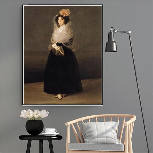 Miniatura 5 de Kits de pintura DIY para adultos Retrato del torero Pedro Romero Pintura por Francisco Goya Kit de pintura por números sobre lienzo para