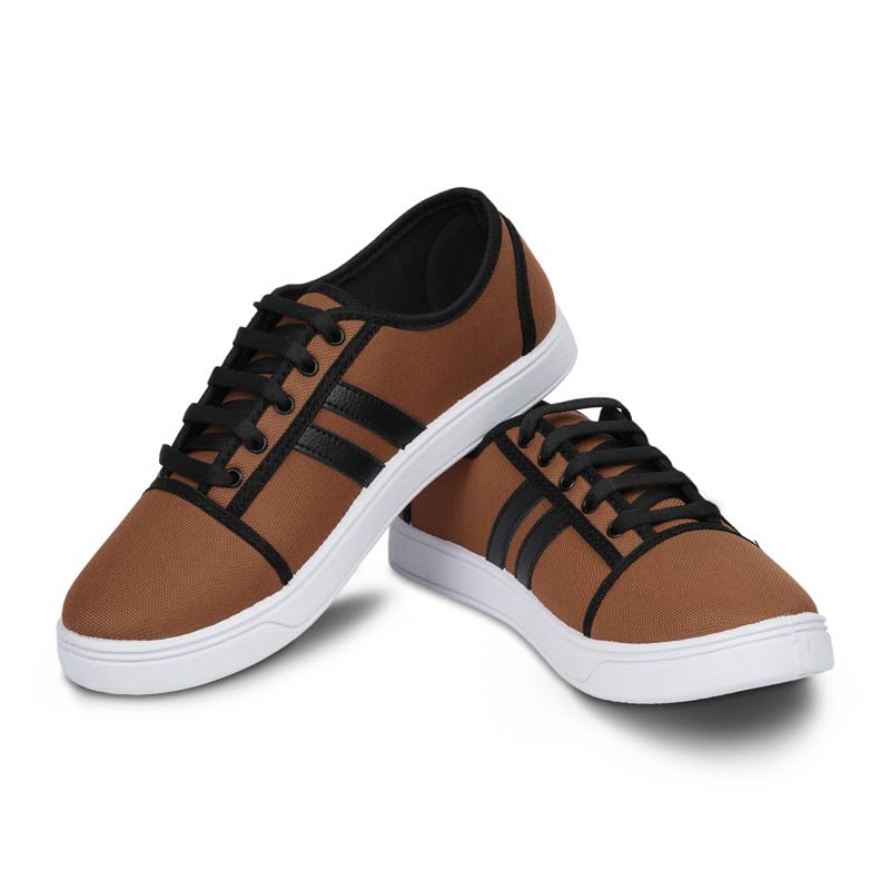 Image of Classic Black Sneakers for Men - Stylish & Comfortable Casual Shoes