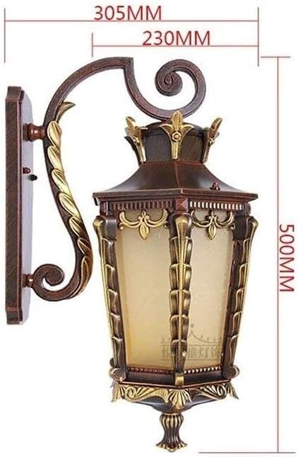 Applique murale rétro E27 en aluminium étanche pour éclairage extérieur de balcon - 7